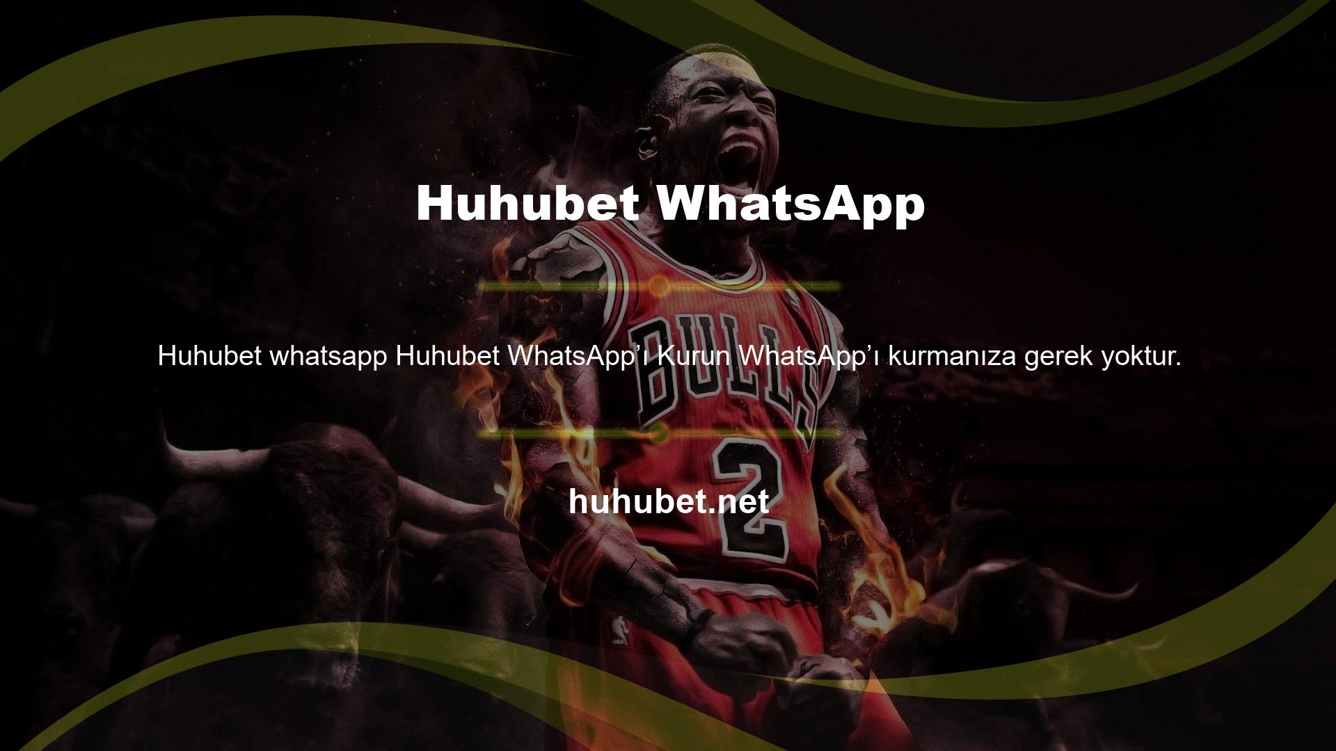 Huhubet WhatsApp